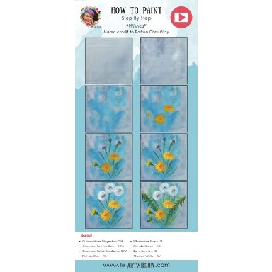 Dandelion and Puffs / Acrylic April 2022 