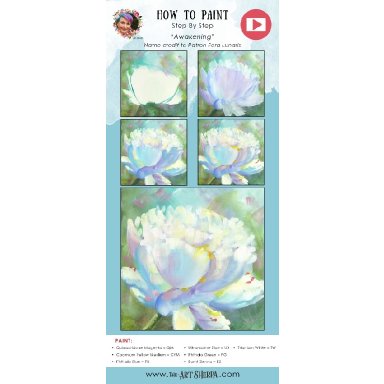 White Peony / Acrylic April 2022