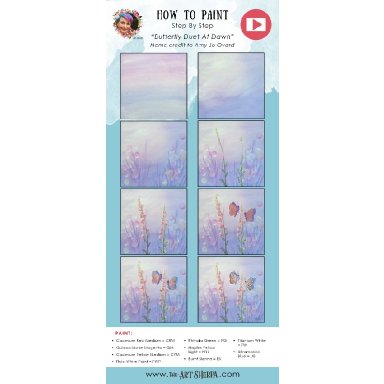 Lavender and Butterflies / Acrylic April 2022