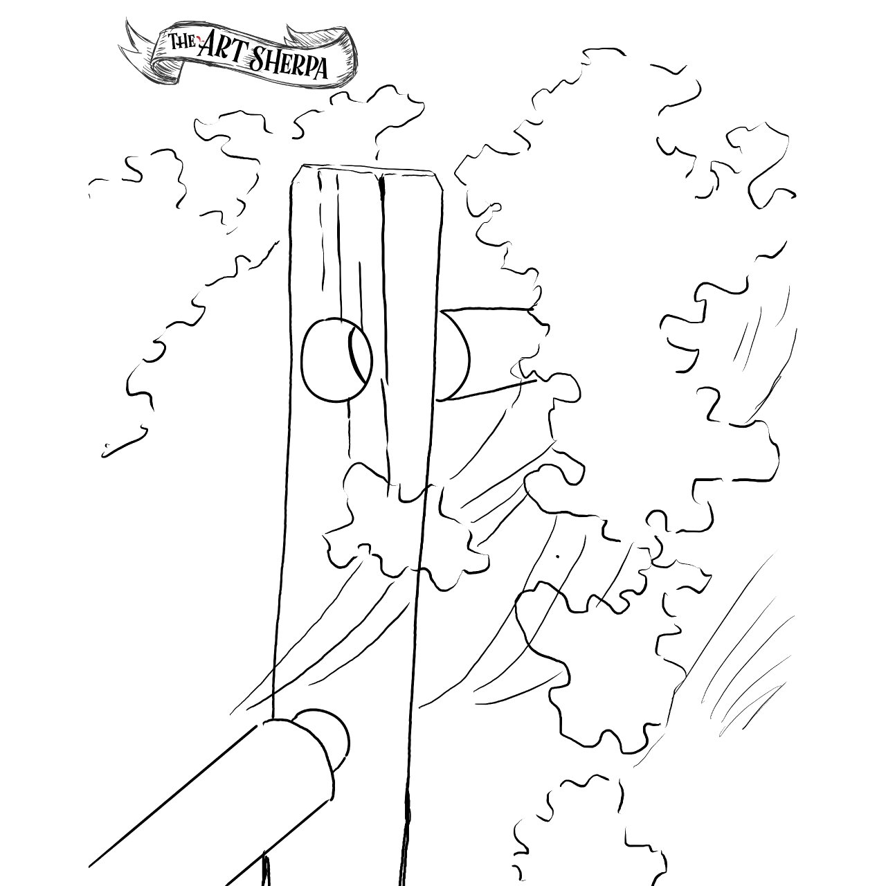 Fence Post Traceable - The Art Sherpa Community | The Art Sherpa