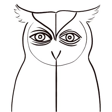 owl  Abstract  Acrylic April 2023 