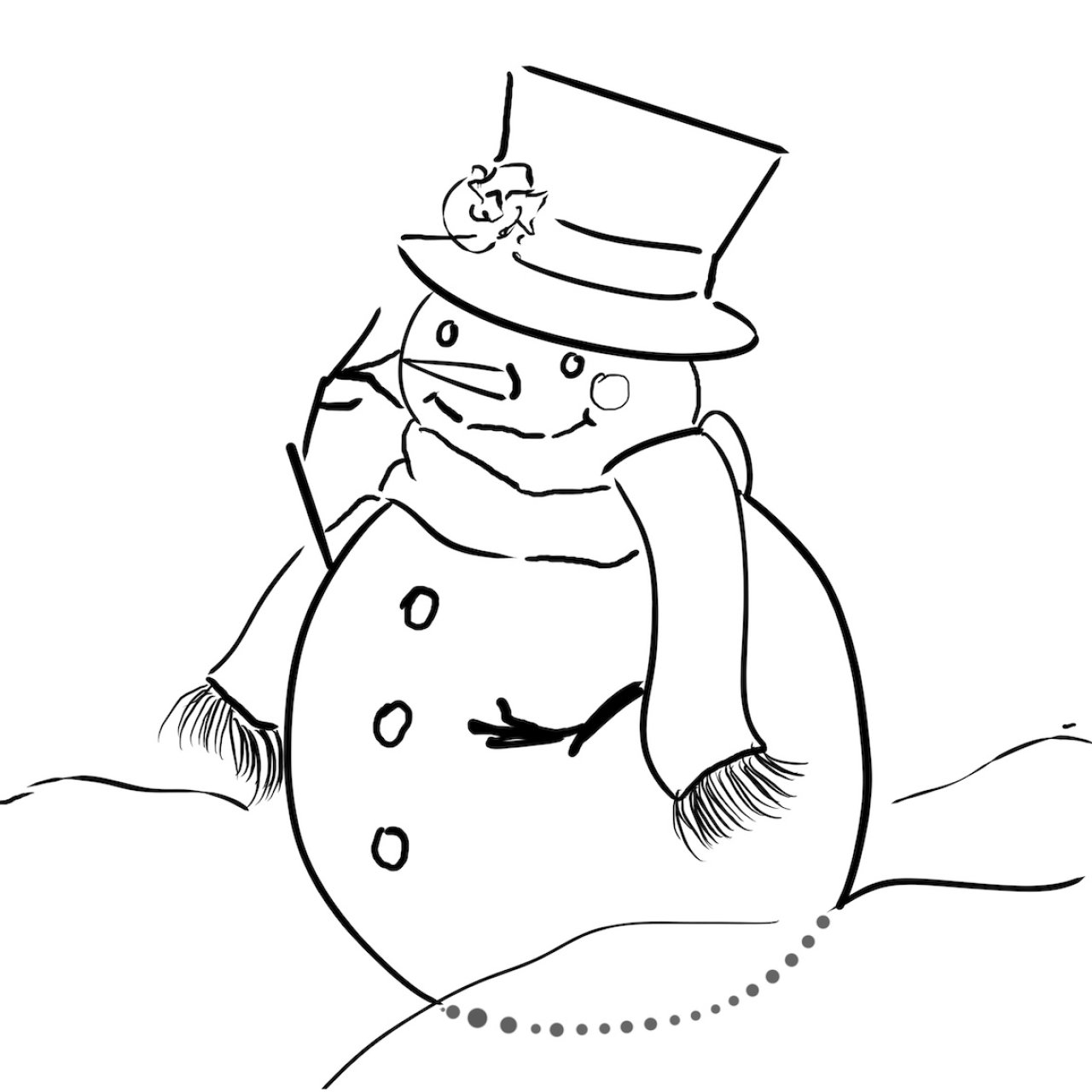 Cute shabby chic snowman traceable 2023 