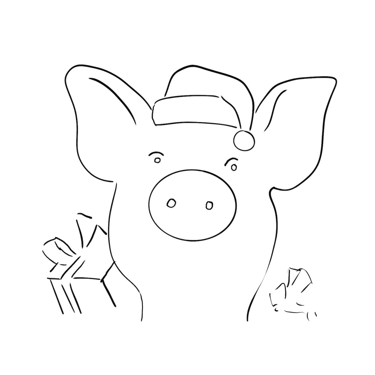 Zoom Patreon Christmas Pig 2023 The Art Sherpa Community The Art Sherpa