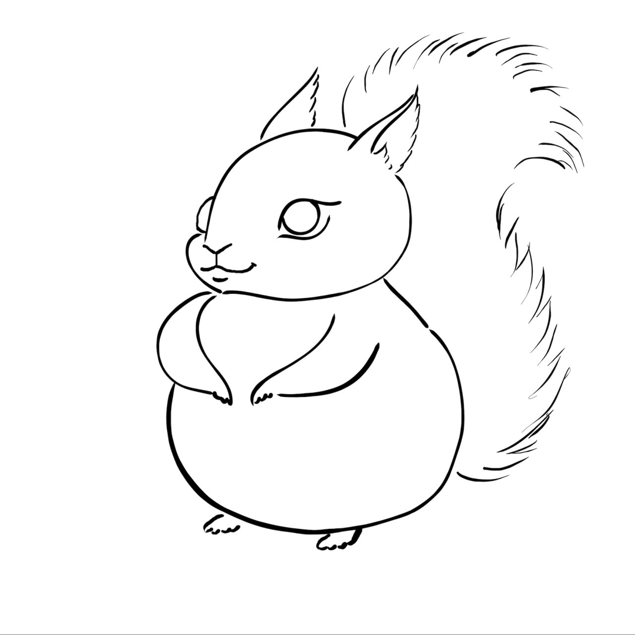 Cute Squirrel 2024 