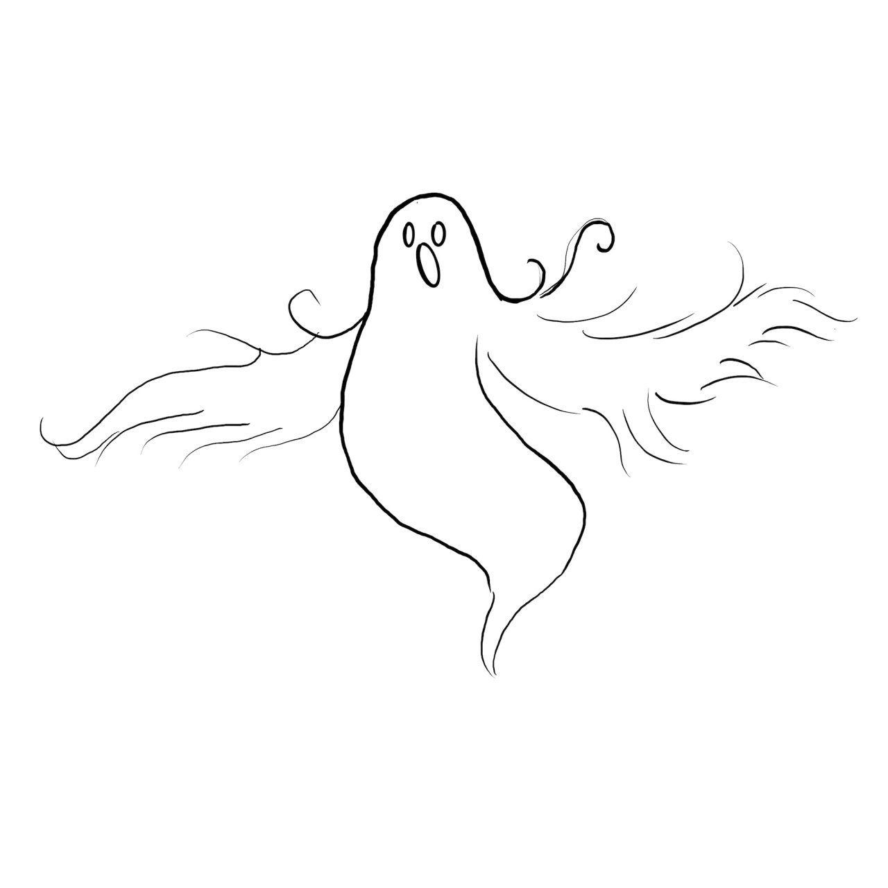 Dancing ghost Halloween 2024