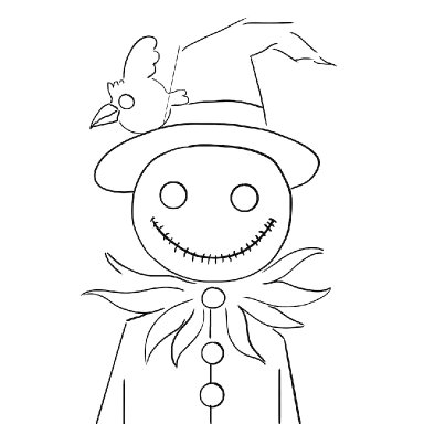 Cute Scarecrow halloween 2024