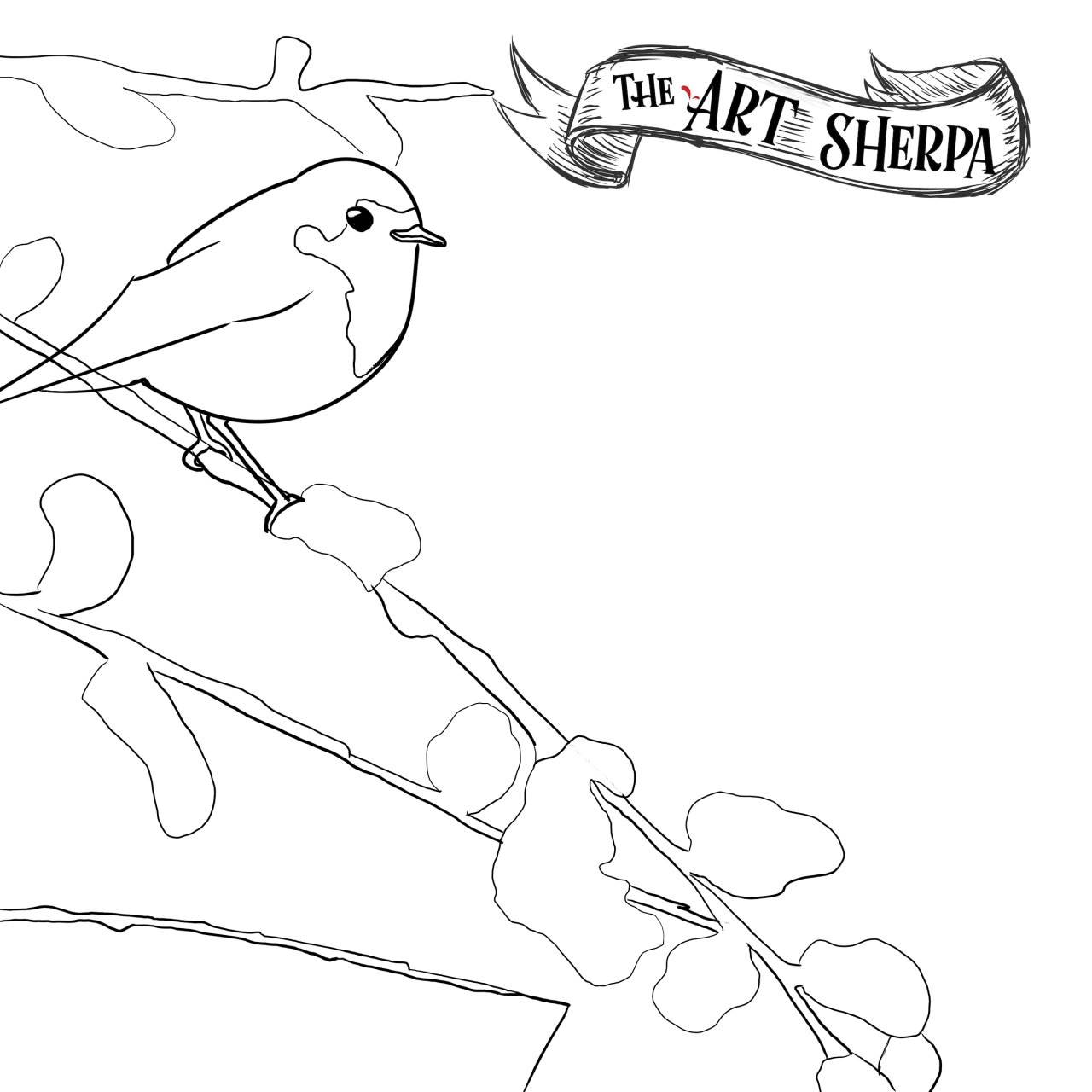 Acrylic April Bird In Morning Trace 16.Jpg The Art Sherpa Community