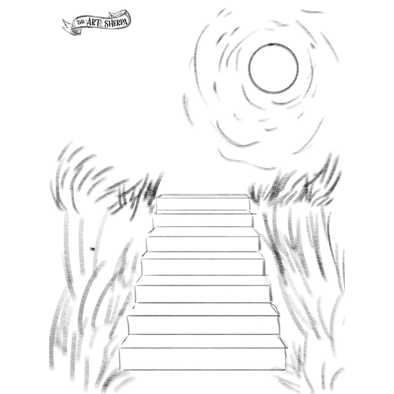 Moon stairs 