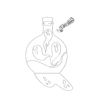 Ghost in a Bottle / 13 days of Halloween 