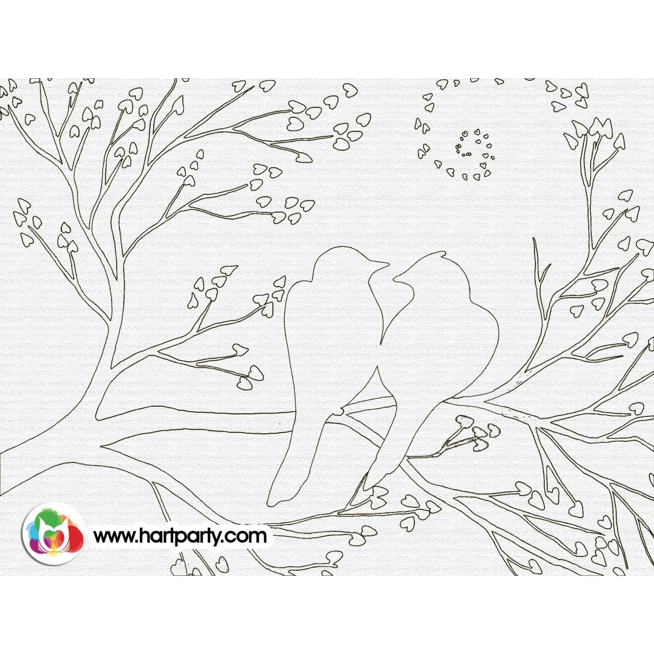 Birds On A Cherry Blossom Branch