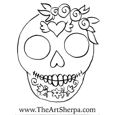 Cheetah Sugar Skull