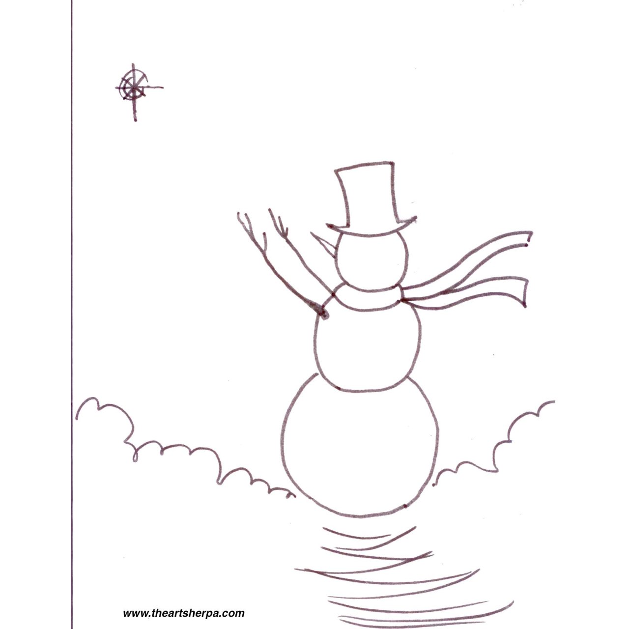 Simple SNOWMAN Christmas