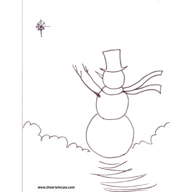 Simple SNOWMAN Christmas