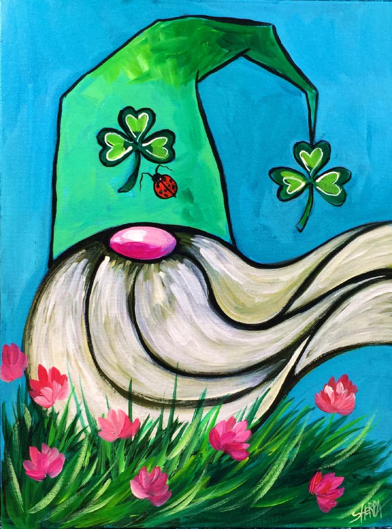 RESCHEDULED*** DATE TO BE ANNOUNCED ACRYLIC PAINTING ON CANVAS - GOOD  NIGHT GNOME