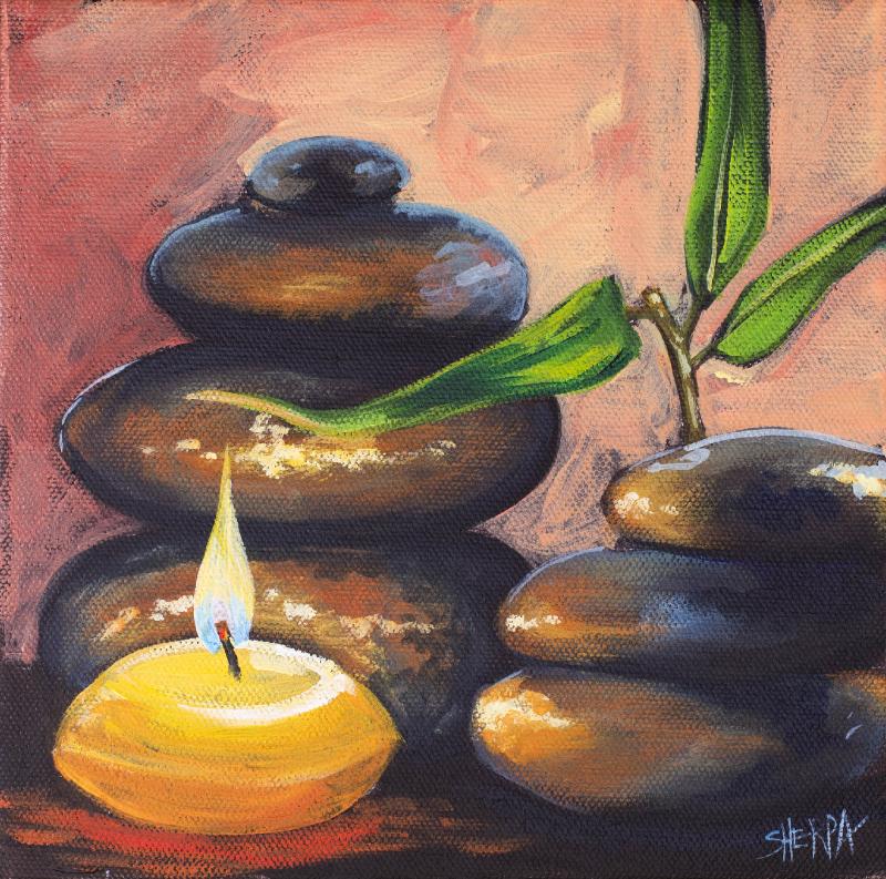 How to paint a candle is simple to learn. It's really easy.