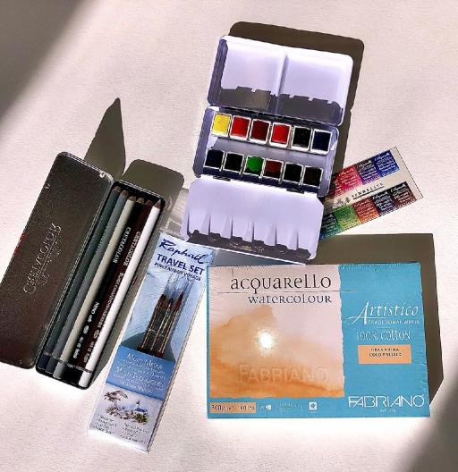 SCHEEWE TRAVEL WATERCOLOR SET