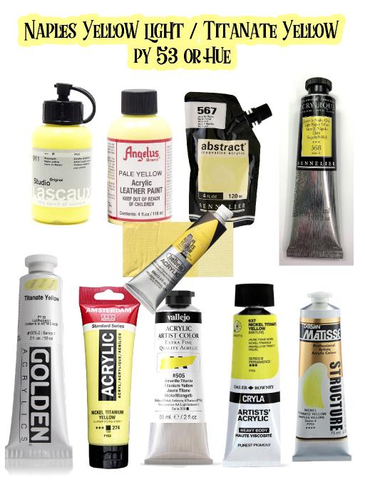 Lascaux Artist Acrylics - Cadmium Yellow Medium, 45 ml Tube