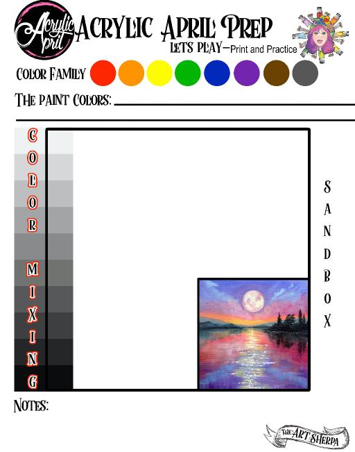 Acrylic april Day 3 Color Mixing page  copy.jpg