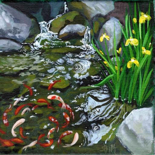 Paint and Sip at Home 'Koi