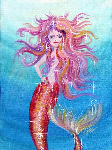 MERMAID Beginners Learn To Paint Acrylic Tutorial Step By Step