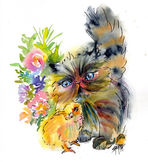 TUTORIAL: How to Paint a Little Kitten in Watercolor - Doodlewash®
