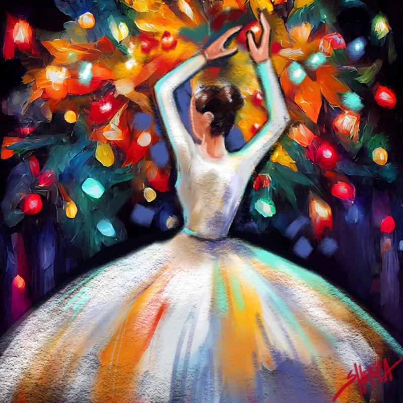 Abstract Ballerina Dancer Christmas How To Paint Acrylics For