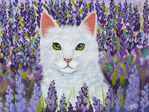 White cat lavender 2024 .jpg