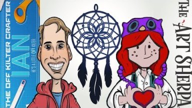 Dreamcatcher Gratitude  Art Project with The Off Kilter Crafter