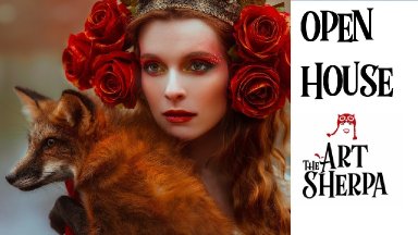 Open house Patron Live stream Red Fox #7 | TheArtSherpa