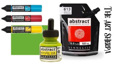 The Complete Abstract Paint by Sennelier Review and demo | TheArtSherpa