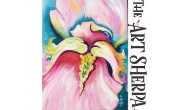 How to paint  an Abstract Flower in the style of O'keeffe Southwest Art Week