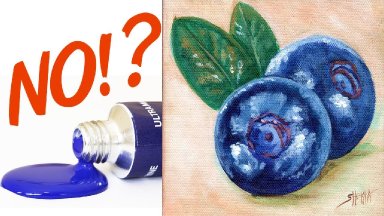 Paint BLUE  WITHOUT BLUE  Paint - Color Mixing technique