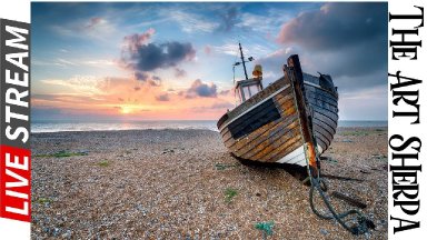 Old Boat on the beach Easy How to Paint Watercolor Step by step | The Art Sherpa