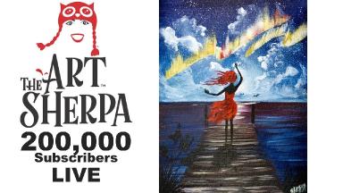 The Art Sherpa Celebrates - 200,000 Subs Live