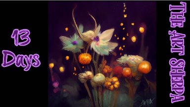 Mystical Autumn Floral 😈🧙‍♀️🕷 13 Days of Halloween  Acrylic painting Tutorial Step by Step
