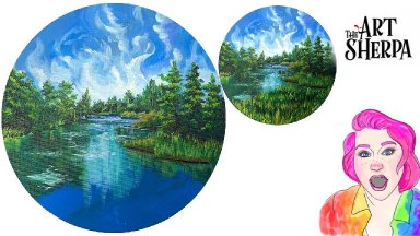 Patron The Green World Part 4  more background Trees more  water| TheArtSherpa