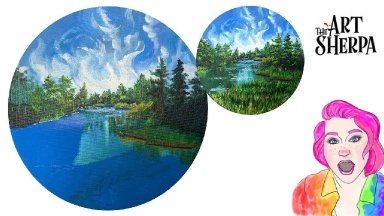 Patron The Green World Part 3  background Trees water  | TheArtSherpa | TheArtSherpa