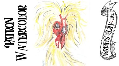 Patron Chicken Watercolor Oct TAS191030.01 -