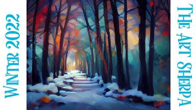 Winter Forest path 🎄☃️❄️ How to paint acrylics for beginners: A step-by-step tutorial