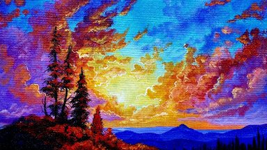 That Sunset You Loved: Here's How to Paint It 🎨🌞 Acrylic Paint Night at Home