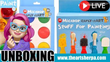 The Art Sherpa Kids  - Little Brushes Art Party: Micador Box Opening Fun!