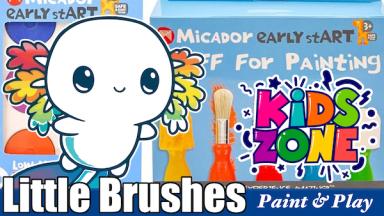 Little Brushes :  Axolotl Art Adventure! 