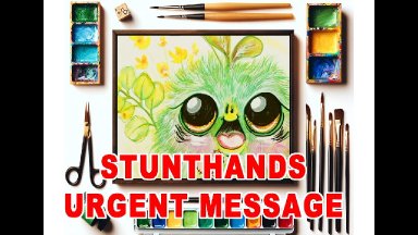 URGENT Message from Stunthands & Bonus Lesson - Capture your Sprit Creature in Watercolor and Pencil