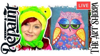Littlest Hoot Owl 🌟🎨  Throwback Thursday  Repainting First Video| Live Audience | The Art Sherpa