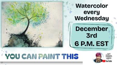 The Art Sherpa Show | Bella’s Wishing Tree Watercolor