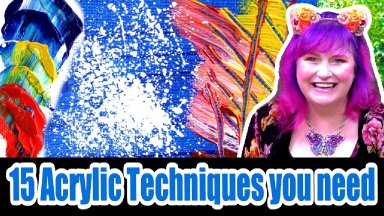 15 must know Acrylic Techniques and Terms #18 | TheArtSherpa