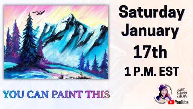 The Art Sherpa Show - Snowy Mountain