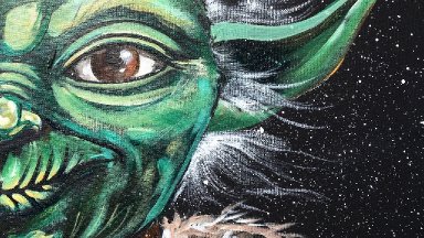 May the Fourth Yoda DIY Star Wars Learn to Paint Acrylic Step by Step About Face #8