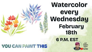 The Art Sherpa Show |  Floral Skills Class | Watercolor for Beginners