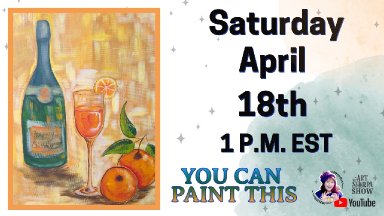 Wine Bottle and Glass | Easy Beginner  Acrylic